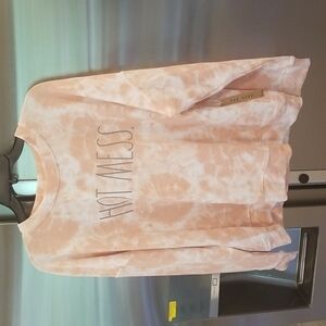 💕RAE DUNN💕Hot Mess Graphic Sweatshirt L NWT
